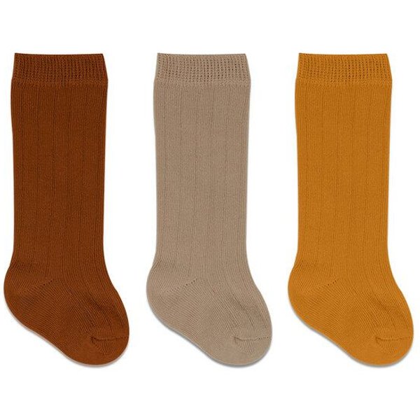bistyle Baby-Socken Knielange Babysocken, 3er Pack ,zertifiziert, hoher Baumwollanteil