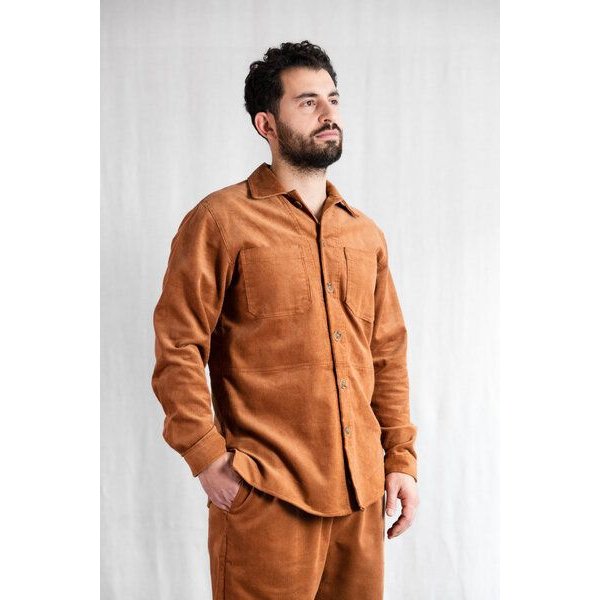 Jyoti - Fair Works Baumwollcord Shacket Kalagi