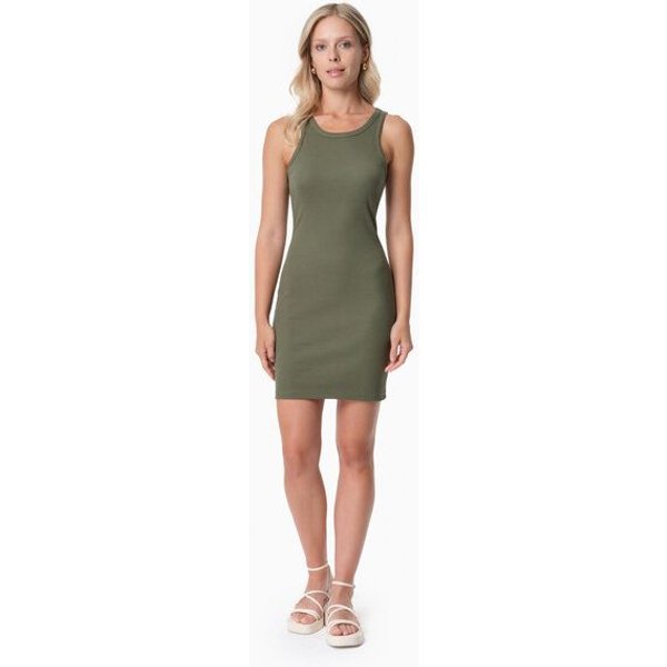 ORGANICATION DERREN | Geripptes Kleid aus Bio-Baumwolle