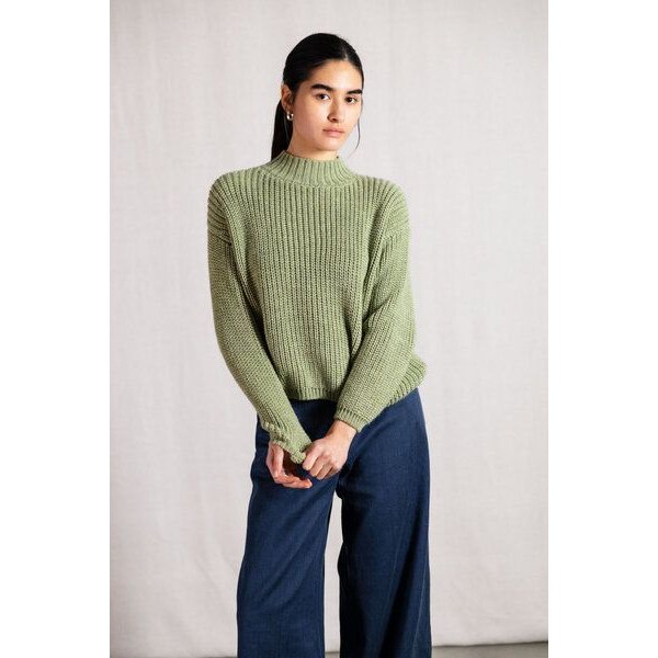 Jyoti - Fair Works Baby-Alpaka Turtleneck Strickpullover Tacna