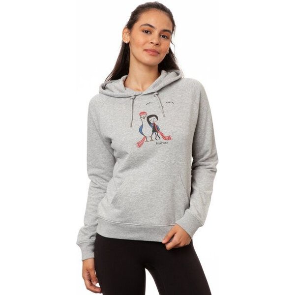 FellHerz Damen Hoodie Möwenliebe aus 85% Biobaumwolle und 15% recyceltem Polyester