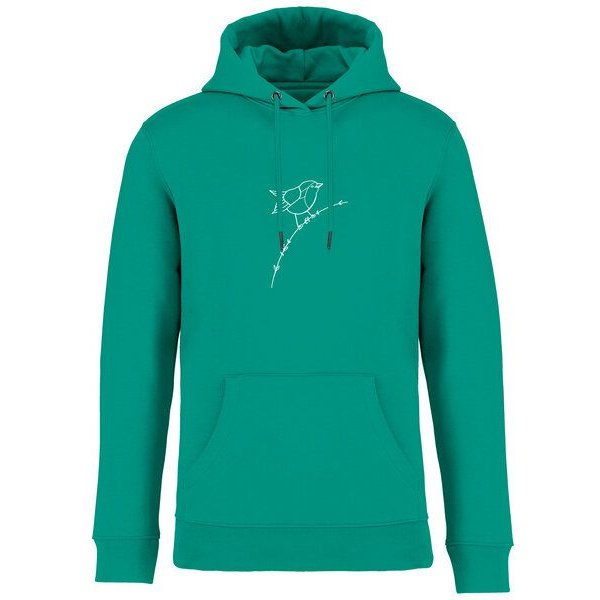 Greeenspired Basic Bio Hoody Nr. 4 Rotkehlchen 350g/m² XXS - 4 XL