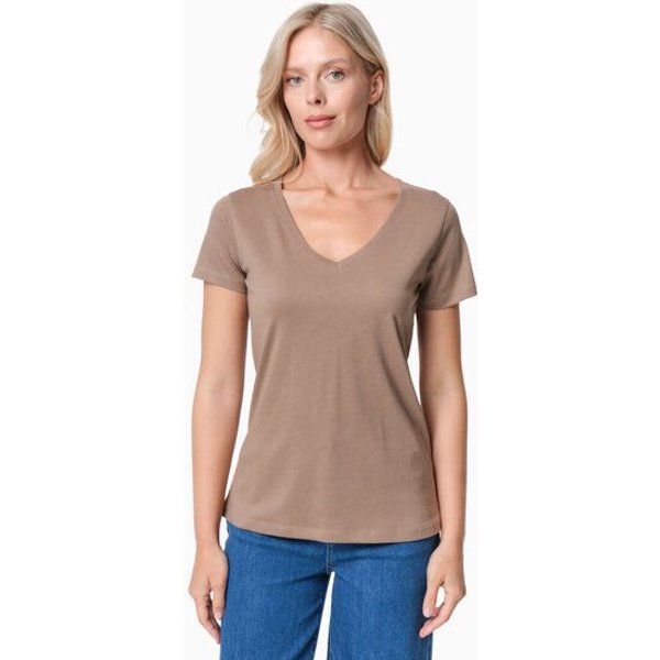 ORGANICATION TAMARRA | T-Shirt aus TENCEL Modal und Bio-Baumwolle mit V-Ausschnitt