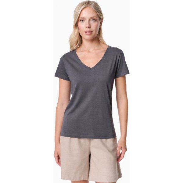 ORGANICATION TAMARRA | T-Shirt aus TENCEL Modal und Bio-Baumwolle mit V-Ausschnitt