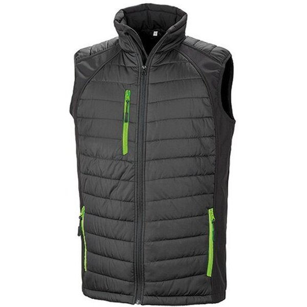 Result Genuine Recycled Herren Weste Steppweste Atmungsaktiv Wasserabweisend Bodywarmer bis Größe 4XL Wattiert Padded Übergangsweste
