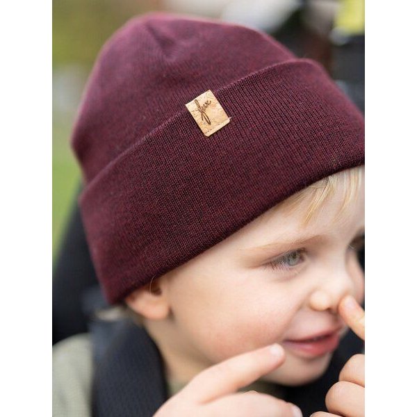 FUXBAU Kinder Merino Kork Beanie