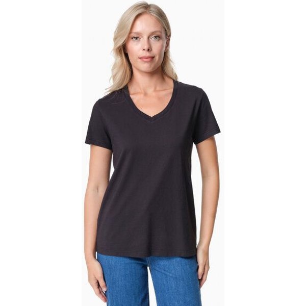 ORGANICATION TESSA | Basic T-Shirt aus Bio-Baumwolle mit V-Ausschnitt