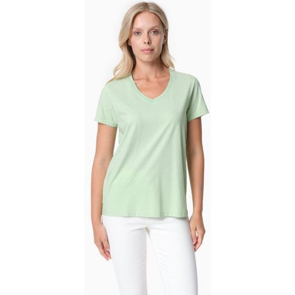 ORGANICATION TESSA | Basic T-Shirt aus Bio-Baumwolle mit V-Ausschnitt