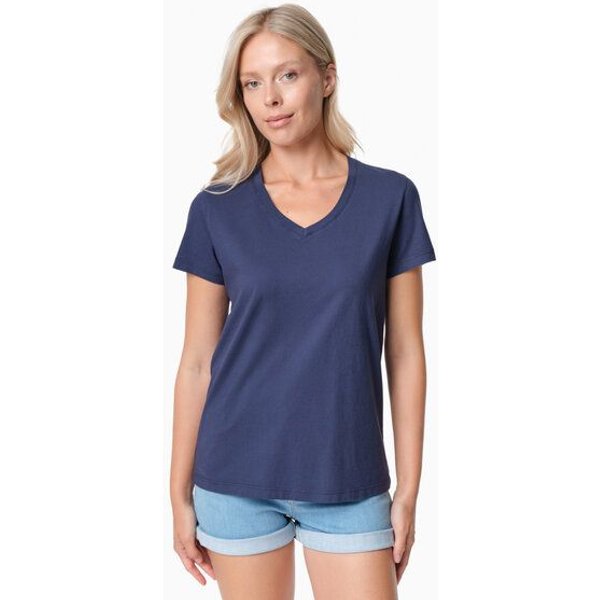 ORGANICATION TESSA | Basic T-Shirt aus Bio-Baumwolle mit V-Ausschnitt