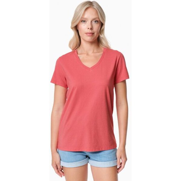 ORGANICATION TESSA | Basic T-Shirt aus Bio-Baumwolle mit V-Ausschnitt