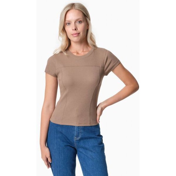 ORGANICATION TILLDA | Rib T-Shirt aus TENCEL Modal und Bio-Baumwolle