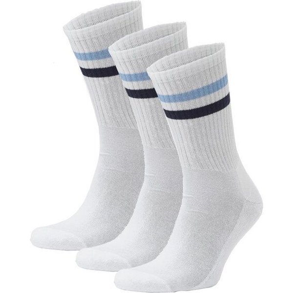 Opi and Max Sportsocken Fuer Herren Damen mit Streifen Tennissocken 3 oder 24 Paar aus Bio-Baumwolle 90% Bio-Baumwolle, Unisex für Männer & Frauen – Bequeme, Strapazierfähige Alltagssocken