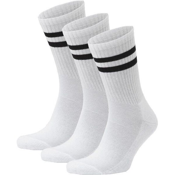Opi and Max Sportsocken Fuer Herren Damen mit Streifen Tennissocken 3 oder 24 Paar aus Bio-Baumwolle 90% Bio-Baumwolle, Unisex für Männer & Frauen – Bequeme, Strapazierfähige Alltagssocken