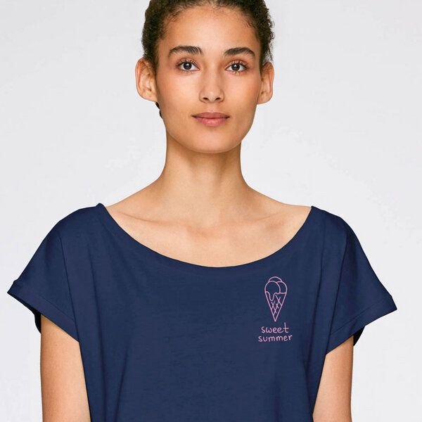 GARY MASH Cropped Shirt Sweet Summer aus Biobaumwolle