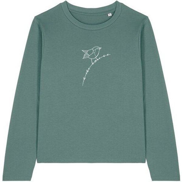 Brandless Basic Bio Damen Longsleeve Rotkehlchen 180 g/m² XXS - XXL