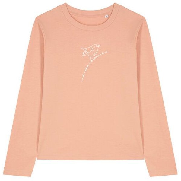 Brandless Basic Bio Damen Longsleeve Rotkehlchen 180 g/m² XXS - XXL