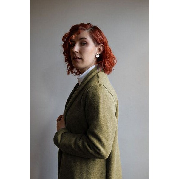 Ecostories Cardigan Kuschelwerk aus 100% Baumwollfleece