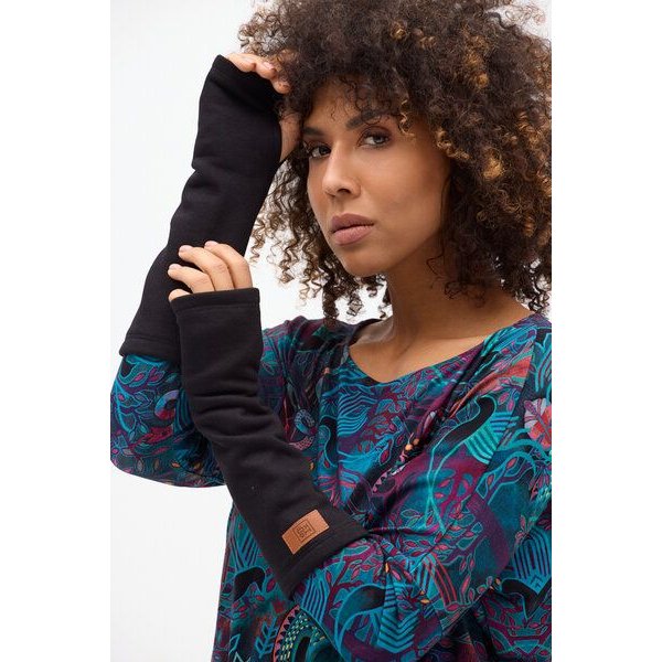 KOKOworld Damen Handstulpen Puffy aus Bio-Baumwolle