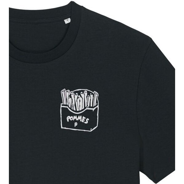 päfjes Pommes / Honigdachs mag Pommes Frittes - Fair Wear Unisex Männer Bio T-Shirt