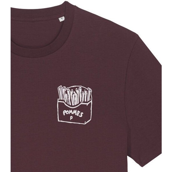 päfjes Pommes / Honigdachs mag Pommes Frittes - Fair Wear Unisex Männer Bio T-Shirt