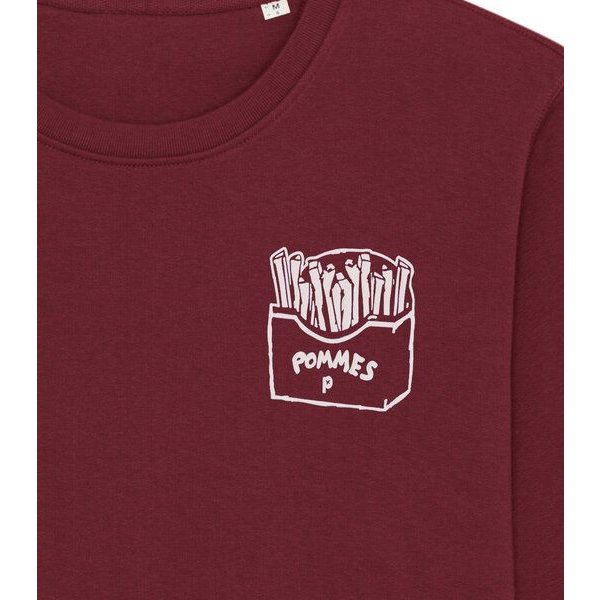 päfjes Pommes / Honigdachs liebt Pommes Frites - Fair Wear Unisex Sweater - 280