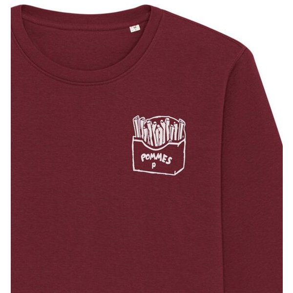 päfjes Pommes / Honigdachs liebt Pommes Frites - Fair Wear Unisex Sweater - 280