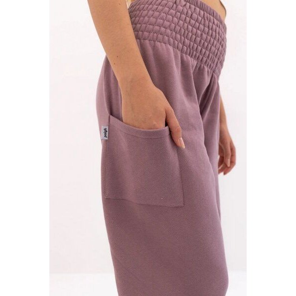 paigh Warme Loungewear Haremshose Pflaume