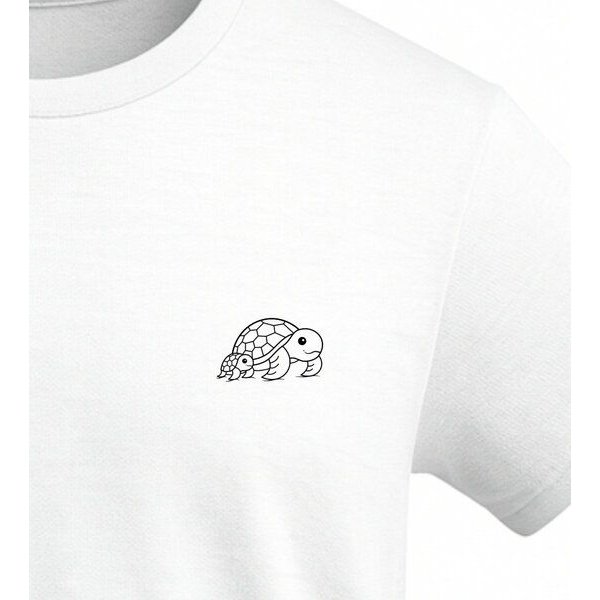 vis wear Schildkröte Familie - Organic Shirt