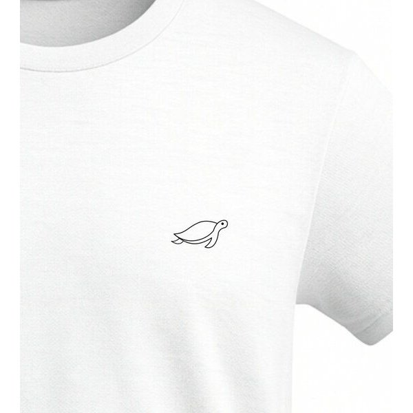 vis wear Schildkröte outline - Organic Shirt