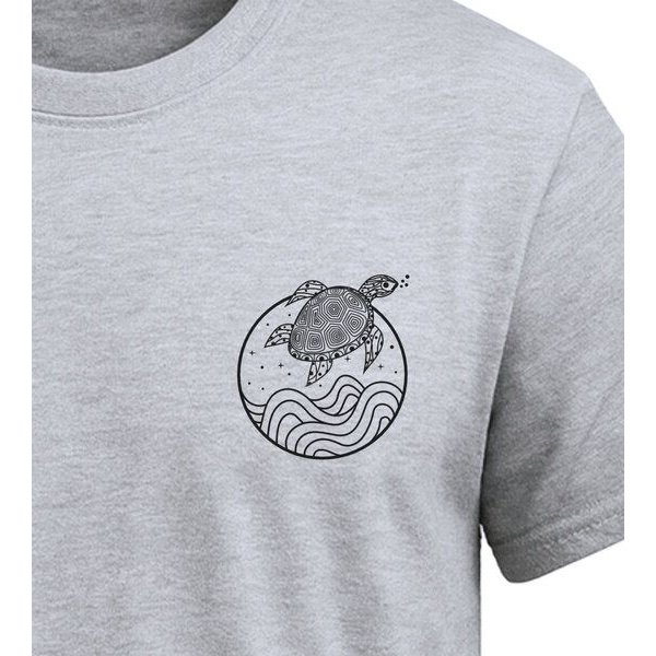 vis wear Schildkröte zwischen Ozean und Wellen - Organic Shirt