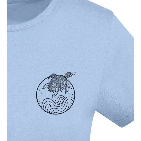 vis wear Schildkröte zwischen Ozean und Wellen - Damen Organic Shirt