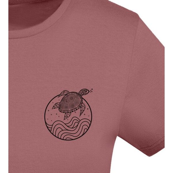 vis wear Schildkröte zwischen Ozean und Wellen - Damen Organic Shirt