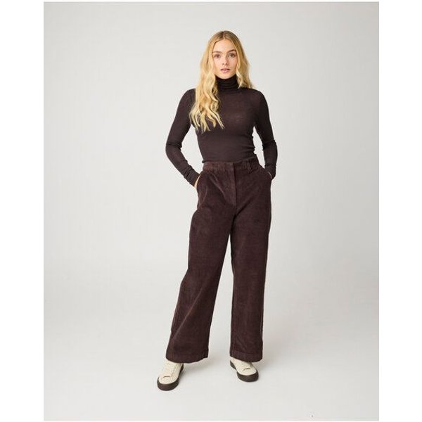 KnowledgeCotton Apparel Cord-Hose POSEY aus Bio-Baumwolle ROC/GOTS/Vegan