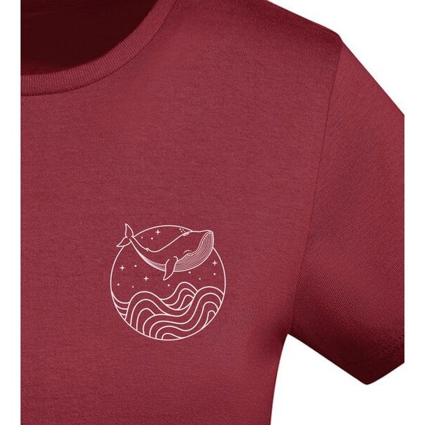 vis wear Wal zwischen Ozean und Wellen - Damen Organic Shirt