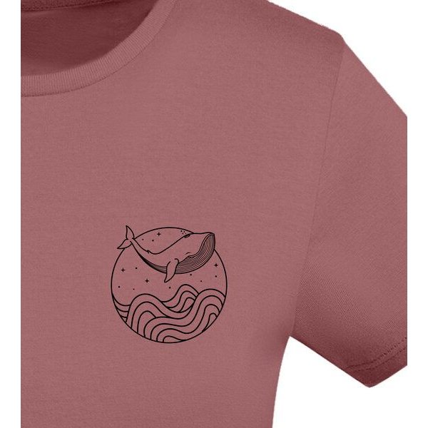 vis wear Wal zwischen Ozean und Wellen - Damen Organic Shirt