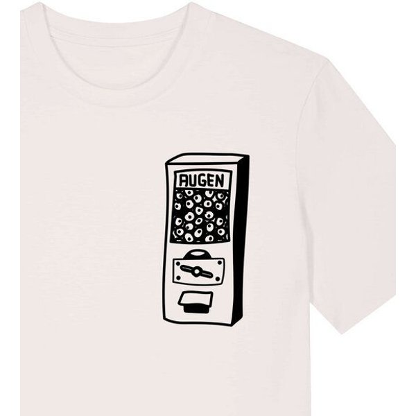 päfjes Der Augen Automat - Kaugummiautomat - Fair Wear Unisex Bio T-Shirt