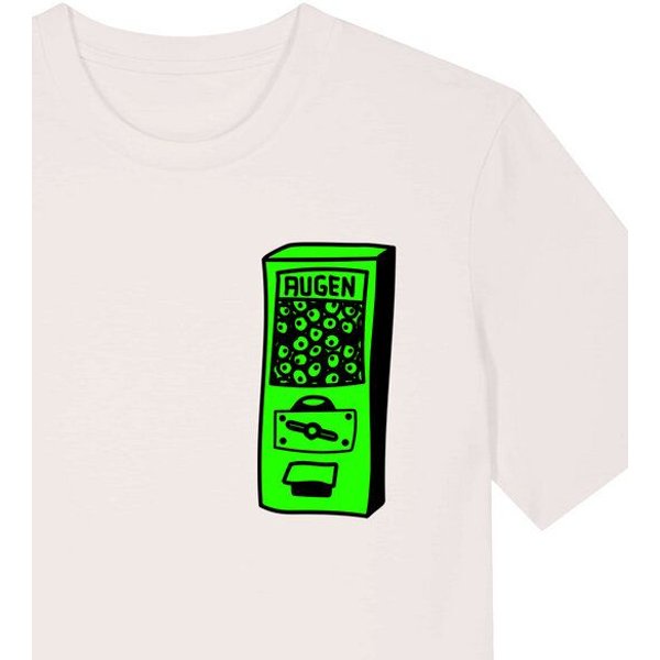 päfjes Der Augen Automat - Kaugummiautomat - Fair Wear Unisex Bio T-Shirt