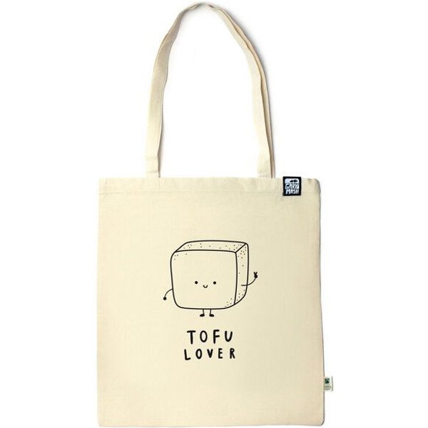 GARY MASH Baumwolltasche Tofu Lover aus zertifizierter Biobaumwolle