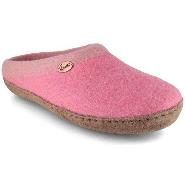 WoolFit Sherpa Barfuß-Hausschuhe unisex Filz-Pantoffeln mit Ledersohle, aus 100% Schurwolle