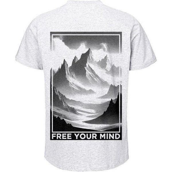 HANDGEDRUCKT "Free Your Mind" Unisex T-Shirt Neutral
