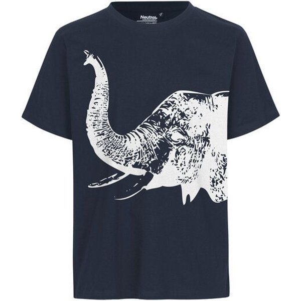 HANDGEDRUCKT "Elefant" Unisex T-Shirt Neutral