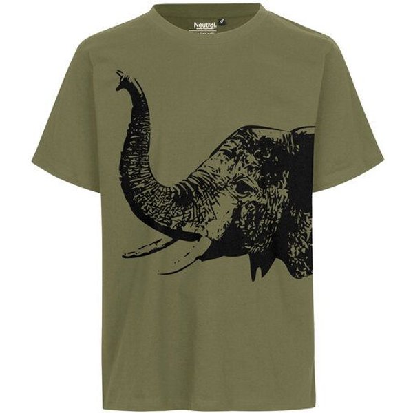HANDGEDRUCKT "Elefant" Unisex T-Shirt Neutral