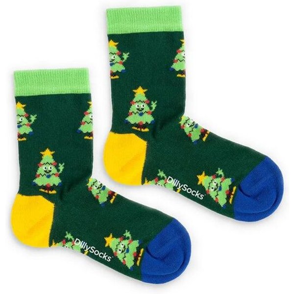 DillySocks Kindersocken Lil Happy Tree aus Biobaumwoll-Mix