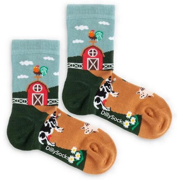 DillySocks Kindersocken Lil Farmer's Finest aus Biobaumwoll-Mix