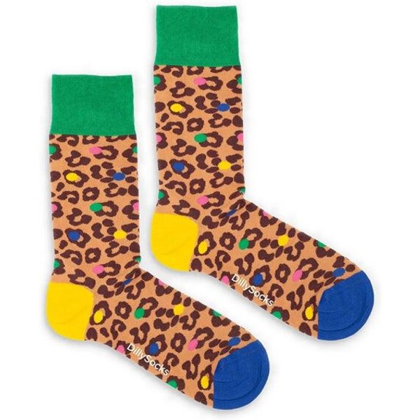 DillySocks Socken Leo Spots aus Biobaumwoll-Mix