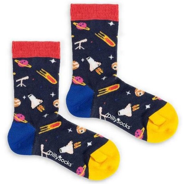 DillySocks Kindersocken Lil Galactic Adventure aus Biobaumwoll-Mix
