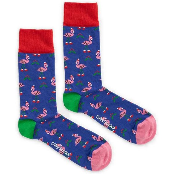 DillySocks Socken Flamingo Fest aus Biobaumwoll-Mix