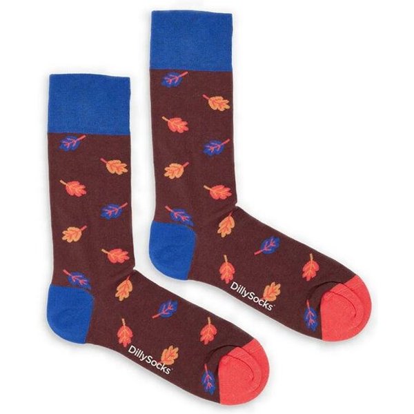DillySocks Socken Golden Leaves aus Biobaumwoll-Mix