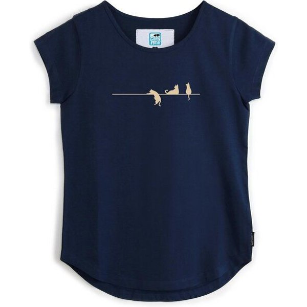 GARY MASH Shirt Asheville Katzen aus Bio-Baumwolle