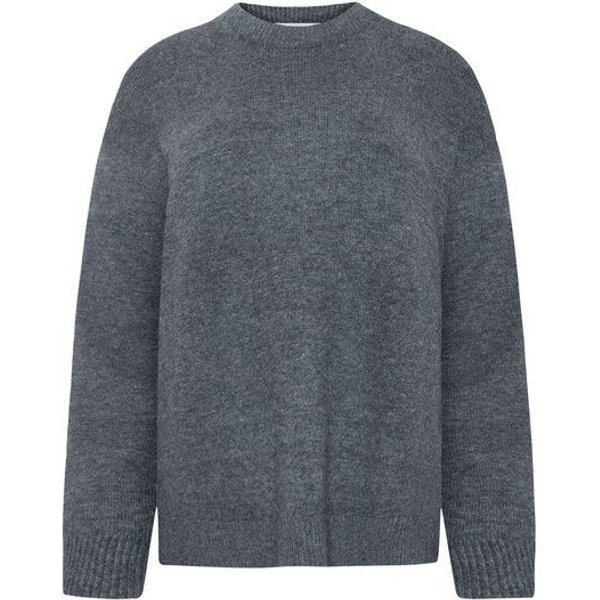 KnowledgeCotton Apparel Rundhals-Strickpullover aus Lammwolle RWS
